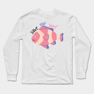 Fishie Save Our Surf Long Sleeve T-Shirt